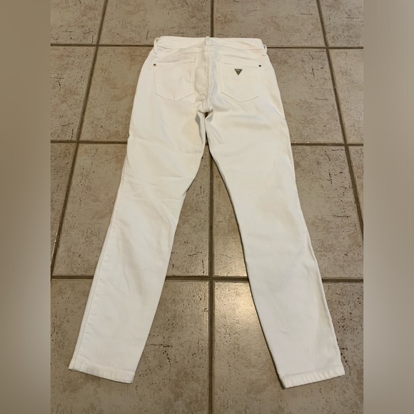 GUESS White Sexy Curve Skinny Jeans - Size 25 - Picture 5 of 7